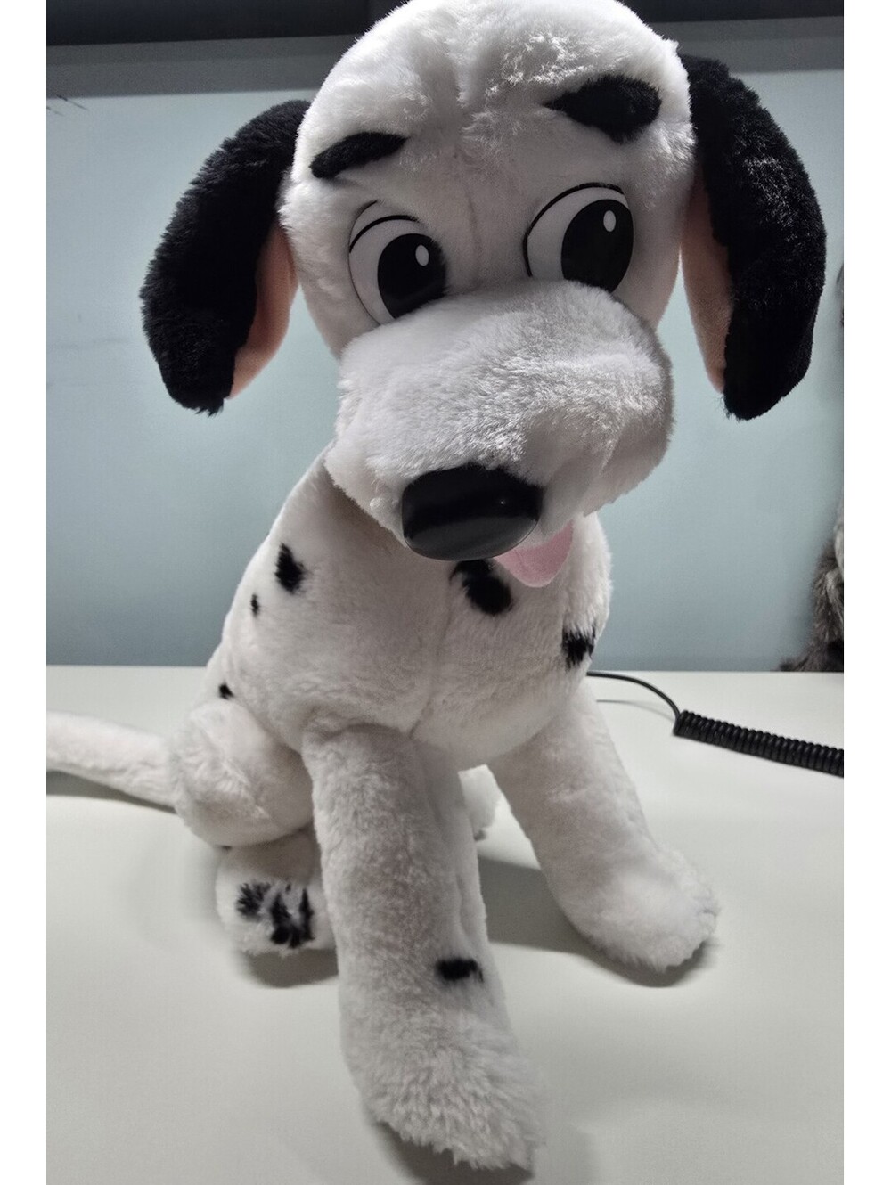Disney 101 Dalmatians Pongo Dog 14" Plush Stuffed Animal Toy Vintage 1991 Mattel